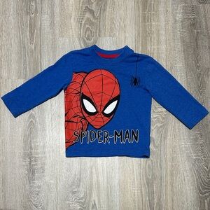Spiderman Red & Blue Long-Sleeve Graphic Tee